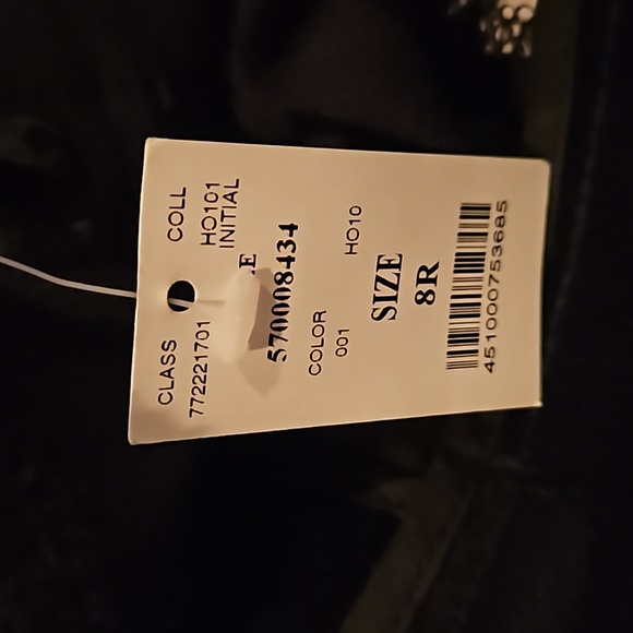 NWT WHITE HOUSE/BLACK MARKET Black Velvet Studded Boot Leg Pants Size 8R - Picture 6 of 16